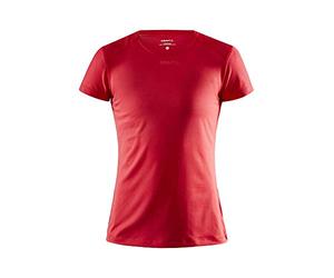 Craft Training Wear Advanced Essence Short Sleeve Slim Jerseys - Bright Red, Small