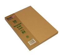 Craft UK 2042 A4 Kraft Card - Brown (Pack of 50 sheets)