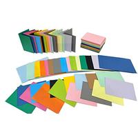 Craft UK 2386 C6 Card & Envelopes Bumper Coloured 150- Pack 15 Colours