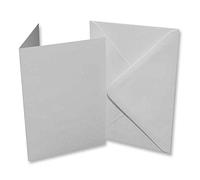 Craft UK 297 C5 Card and Envelope pack of 25 - white,18.5 cm
