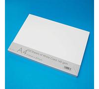 Craft UK 41273 A4 White Card 160 gsm - 100 Sheets