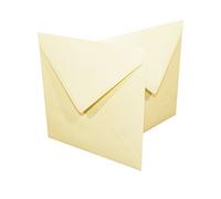 Craft UK 608A 6 x 6 inch 1000 Envelopes - Ivory