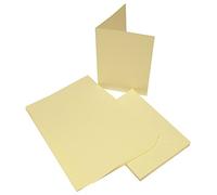 Craft UK 864 C5 Card and Envelope pack of 25 - Ivory