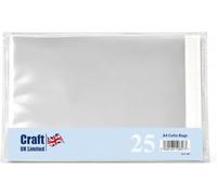Craft UK 867 25 A4 Cello bags