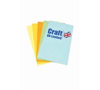 Craft UK A4 Mixed Colour Card Pack 250gsm - 20 Sheets
