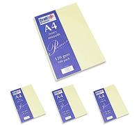 Craft UK W126 Ivory Paper 120 GSM - 100 Sheets (Pack of 4)