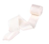 Craft Velvet Ribbon, Hand Torn Edge Satin Velvet Ribbon 4cm x 5 Yards Multicolor Polyester(Color6)