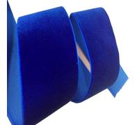 Craft Velvet Ribbon, Velvet Ribbon 38mm Single Face Nylon Multicolor 2/3/5 Yards(Blue,2Yard)