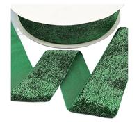 Craft Velvet Ribbon, Velvet Ribbon Multicolor 6-38mm 3-5 Yards Glitter Single Face No Elastic for Packaging Bow(Color 06,25mm(5yards))