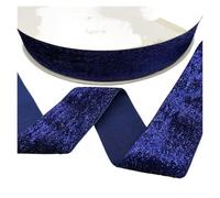 Craft Velvet Ribbon, Velvet Ribbon Multicolor 6-38mm 3-5 Yards Glitter Single Face No Elastic for Packaging Bow(Color 14,20mm(5yards))