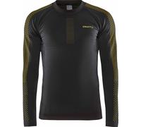 Craft - Warm and breathable Long sleeves top - Adv Warm Intensity LS M Slate Amber for Men in Recycled Polyester - Size L - Black Black L