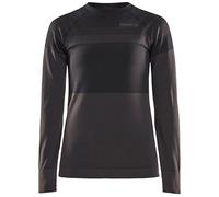 Craft Warm Intensity CN LS Women's Base Layer - Black / Titanium / XLarge