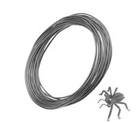 Craft Wire Aluminum, Portable Metal Jewelry Cable, 11.81 Inches Flexible Sculpting Tool, Versatile Lightweight Beading Wire for Bracelet, Necklace, Bonsai, Floral, Projects