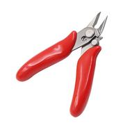 Craft Wire and Cable Snips, Spring-Loaded Side Cutters and Mini Flush Cutters for Electronic Repair, Home DIY, and Wargaming Miniatures, Carbon Steel Tool