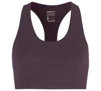 Craft - Women's Collective Padded Sports Bra - Sports bra size M, grey/purple