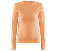 Craft - Women's Core Dry Active Comfort L/S - Synthetic base layer size M, orange/sand