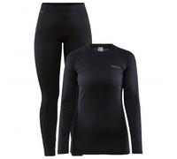 Craft - Women's thermal underwear/base layers - Core Warm Baselayer Set W Black for Women Black M