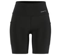 Craft - Women's Essence Short Tights 3 - Running tights size S, black