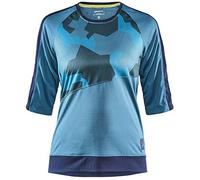 Craft Women's Hale Xt Cycling Jersey, Womens, 1907128-676396-3, Universe/Blaze, XS