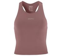 Craft - Women's Hypervent Cropped Pocket Singlet - Running shirt size XL, brown