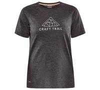Craft - Women's Pro Trail Wool S/S Tee - Running shirt size XL, grey