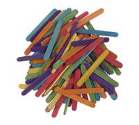 Craft Wooden Lolly Pop Sticks, Mini, Multicoloured, Pack of 300