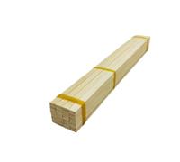 Craft Wooden Sticks 100pcs Round Square Bamboo Sticks DIY Handcraft Materials Sand Table Building Model Creative Craft(3x9mm White)