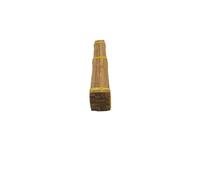 Craft Wooden Sticks 100pcs Round Square Bamboo Sticks DIY Handcraft Materials Sand Table Building Model Creative Craft(2x5mm Brown)