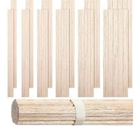 Craft Wooden Sticks 130pcs Balsa Wood Wooden Strip Craft Square Cudgel Model Toys Building Carving Handicraft DIY Accessories Balsa Stick