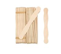 Craft Wooden Sticks 50Pcs Wave Shaped Ice Cream Sticks Natural Wooden Popsicle Stick Kids DIY Hand Crafts Art Ice Cream Cake Tools