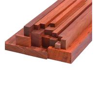 Craft Wooden Sticks Long Strips of Red Rosewood Hard Wood Square DIY Handmade Model Making Carving(20x3x3cm)