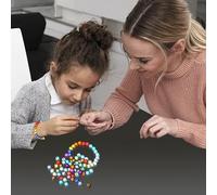 Craft Your Unique Colorful Bracelet with DIY Beads Perfect for Personal Expression and Creativity for All Ages (Multicolour, 8mm)