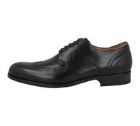 Clarks Craft Arlo Limit Brogue Leather Shoes in Black Size 9.5