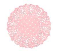 Craftask 250 Pcs Colored Paper Doilies with Dots, 4.5 Inch Round Lace Paper Doilies, Assorted Colors for Tables, Crafts, Wedding Party and Tableware Decoration