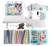 CraftBud Sewing-Machines, Blue, Premium Set