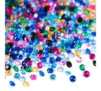Craftdady 1000pcs Cubic Zirconia Stones 1.5mm Tiny Nail Gems Faceted Point Back Crystal Rhinestones Cabochons for Nail Art Craft Jewelry Making