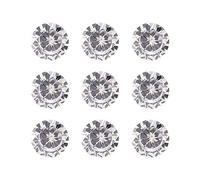 Craftdady 10pcs 7mm Clear Cubic Zirconia Stone Loose CZ Rhinestone Faceted Cabochons for Earring Bracelet Pendants Jewelry DIY Craft Making