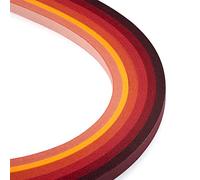 Craftdady 1200 Strips Quilling Paper Strips 530x5mm Gradual Red for DIY Handmade Crafts Party Decoration
