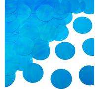 Craftdady 150pcs Blue Wind Chime Charms Dream Catcher Link Charms Big Colorful Sequin Links Flat Round Disc Rainbow Iridescent Connector Links Charm Pendants 52mm for DIY Craft Jewelry Making