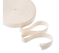 Craftdady 25m Twill Webbing Tape 25mm Polyester Ribbon Herringbone Trim Bias Binding Tape for Sewing DIY Crafts Gift Wrapping