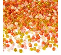 Craftdady 480Pcs Glass Seed Beads 4mm Small Pony Czech Glass Bead Spacers Black Mixed for DIY Beading Bracelet Necklace Jewelry Making