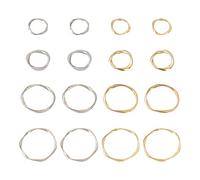 Craftdady 48Pcs Flower Resin Cabochon Flat Back Oval Cameo Tiles Water Ripple Pattern Covers for Scrapbooking Embellishment Jewellery Making