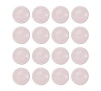 Craftdady 50PCS Flat Round Cabochon 8mm Natural Rose Quartz Chakra Healing Crystal Half Round Dome Cabs Flat Back Covers for Jewellery Making