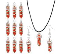 Craftdady Epoxy Resin Pendants Fruit Theme Bullet Shape with Fruit Polymer Clay Beads Inside Transparent Charms for DIY Necklace Jewelry Making, 13.5mm x 40mm x 10mm, Resin, No Gemstone