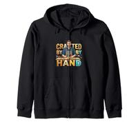Crafted By Hand Carpenter Pride Design Zip Hoodie