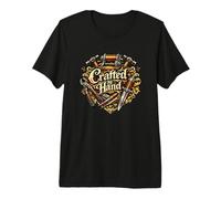 Crafted By Hand Vintage Tools Premium T-Shirt