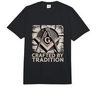 Crafted by Tradition Masonic Stone Crest Comfort Colors Adult Heavyweight T-Shirt