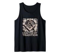 Crafted by Tradition Masonic Stone Crest Tank Top