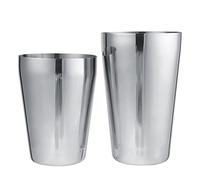 Crafted Cocktail Shaker Set | Stainless Steel Barware for Mixing Drinks | Bartender Tools for Martinis/Margaritas/Cocktails | 600ml & 450ml Capacity (600/450ml)