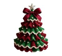 Crafted Evergreen - Fiber Tree Ornament for Festive Decoration | Desk Sculpture with Textured Vivid Coloring & Small Scale Design for Windowsill Focus, Living Room Scene and Bedroom